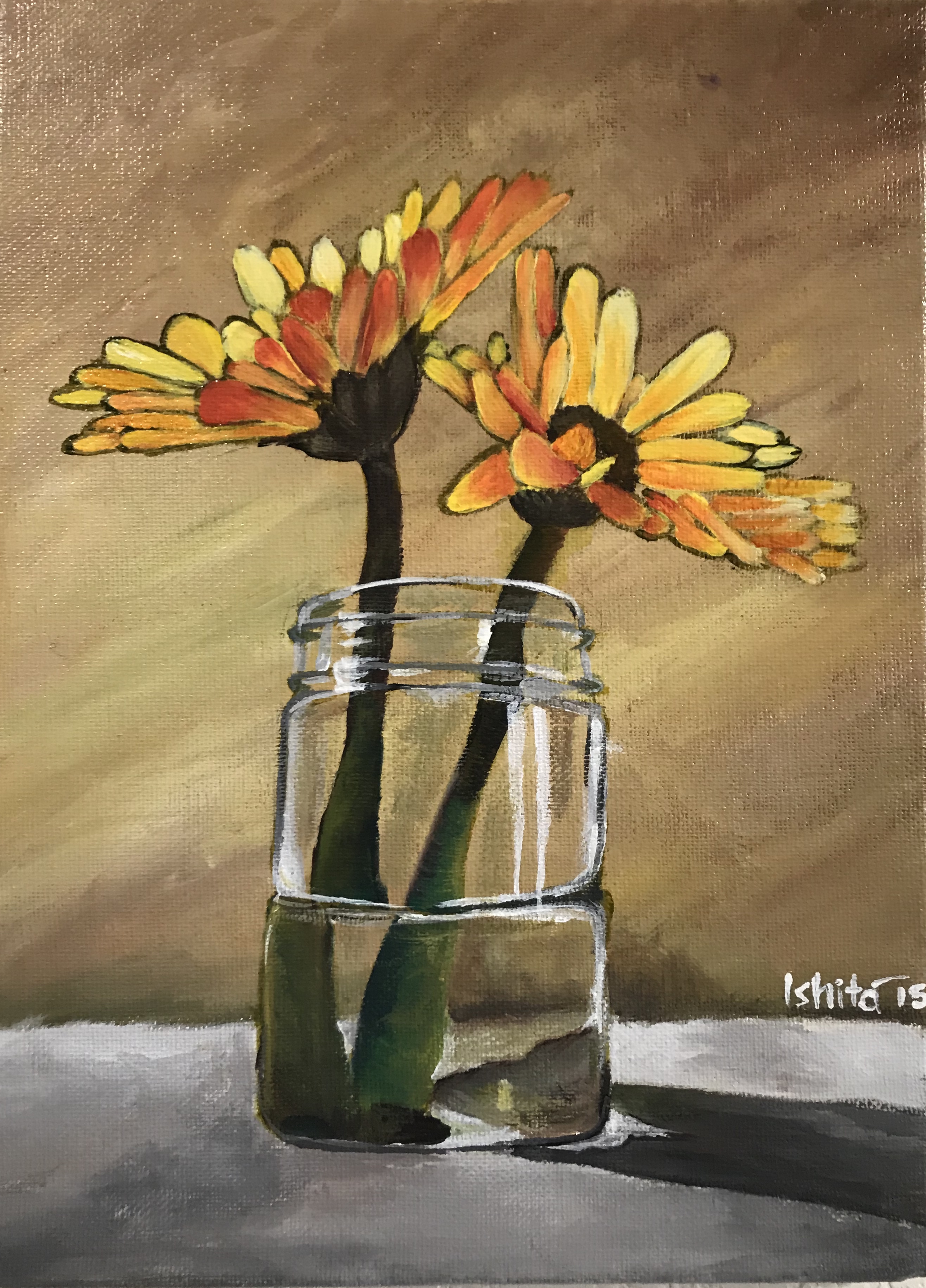 Sunflower Vase