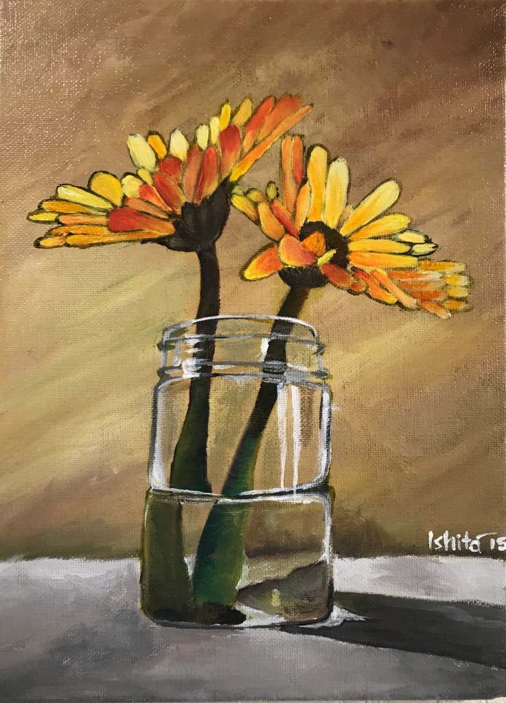Sunflower Vase